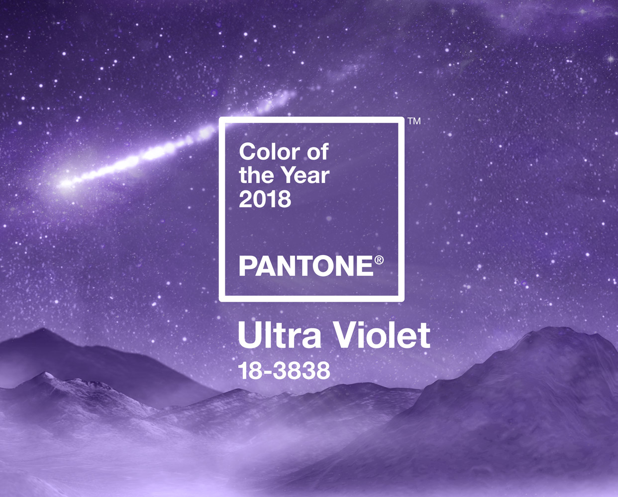 Pantone Color of the Year 2018 18-3838 Ultra Violet