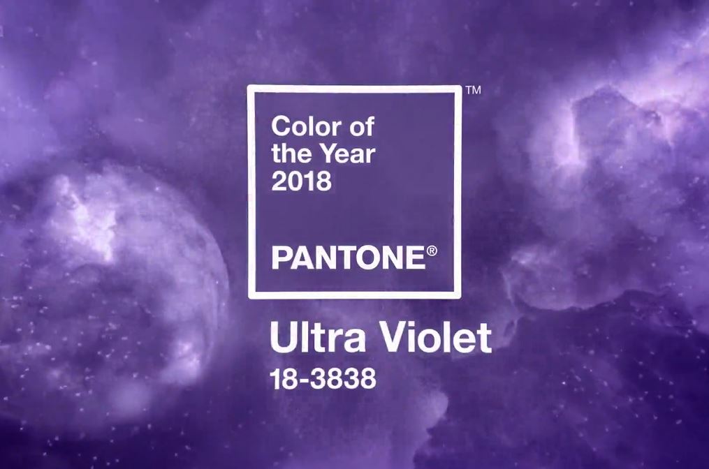ANNOUNCING PANTONE 18-3838, ULTRA VIOLET, PANTONE® COLOR OF THE YEAR 2018.