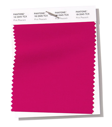 PANTONE 18-2045 Pink Peacock