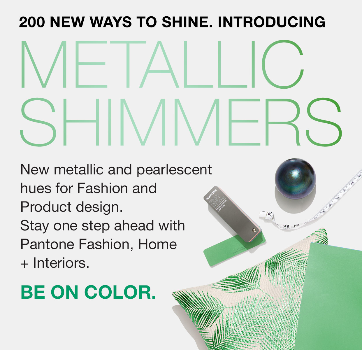 Pantone Introduces Metallic Shimmers