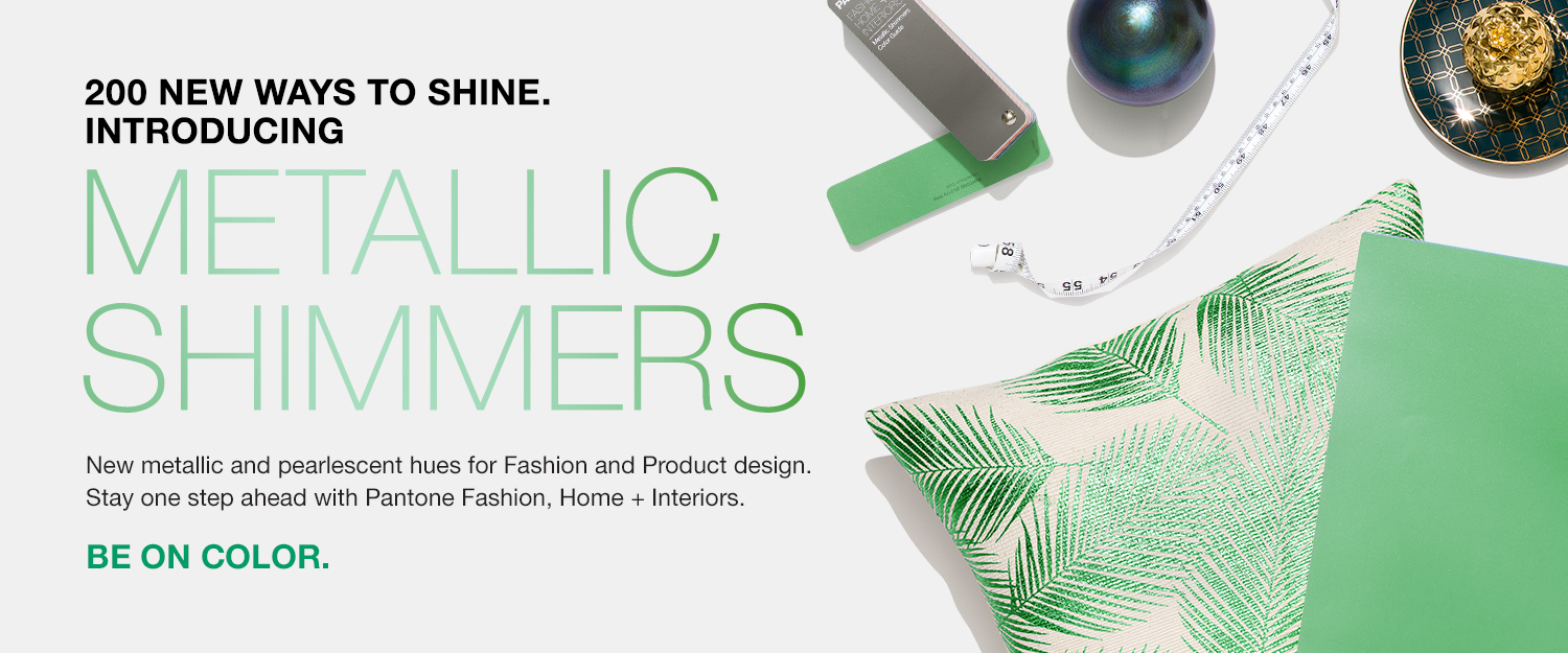 Pantone Introduces Metallic Shimmers