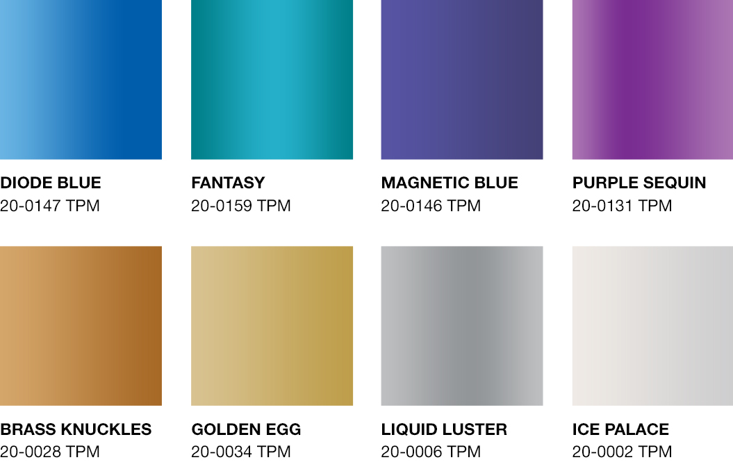 Pantone FHI Metallic Shimmers Palette