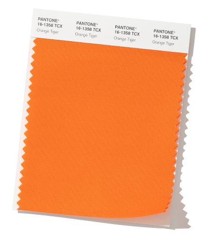 PANTONE 16-1358 Orange Tiger
