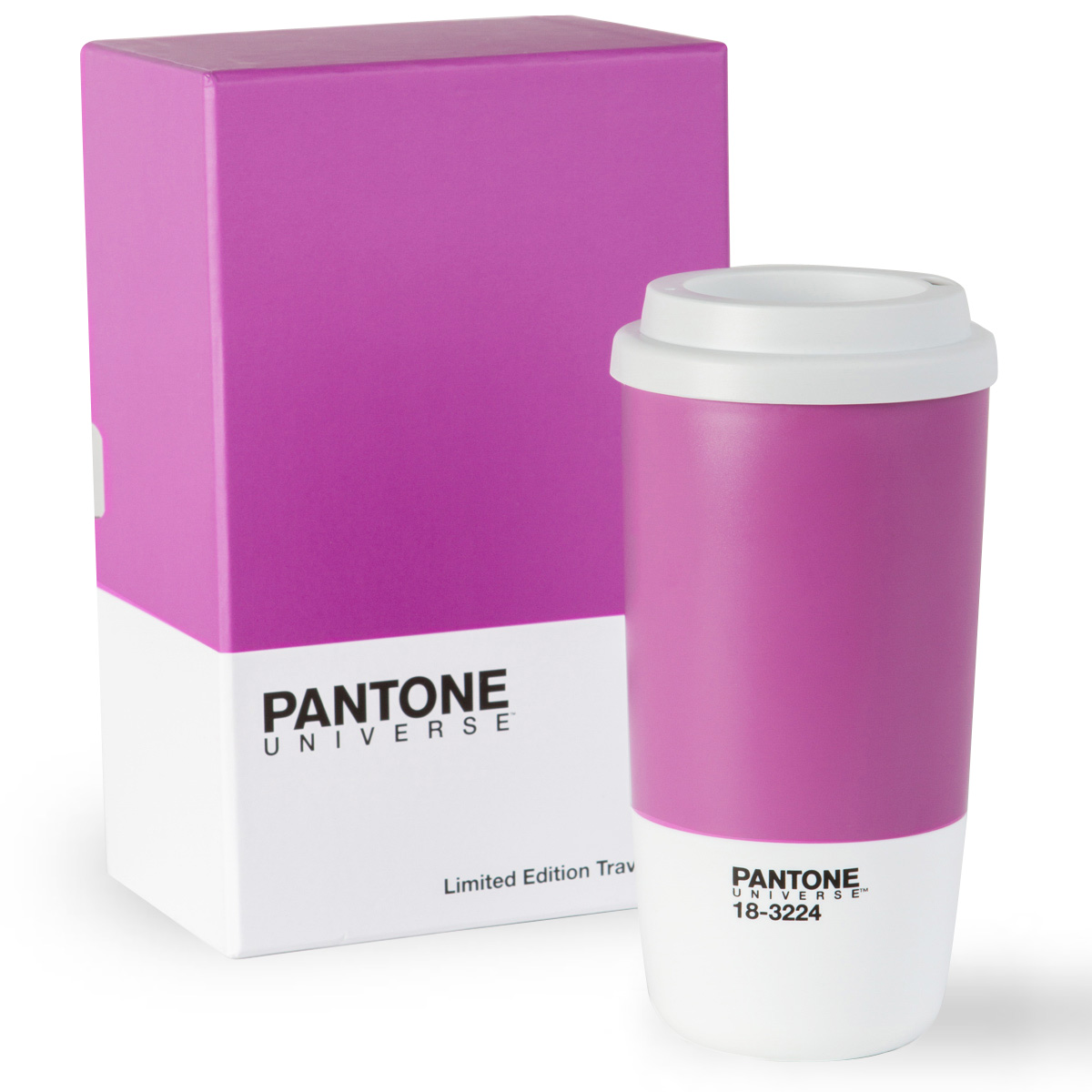 PANTONE Radiant Orchid Thermo Cup with Gift Box  - View 1