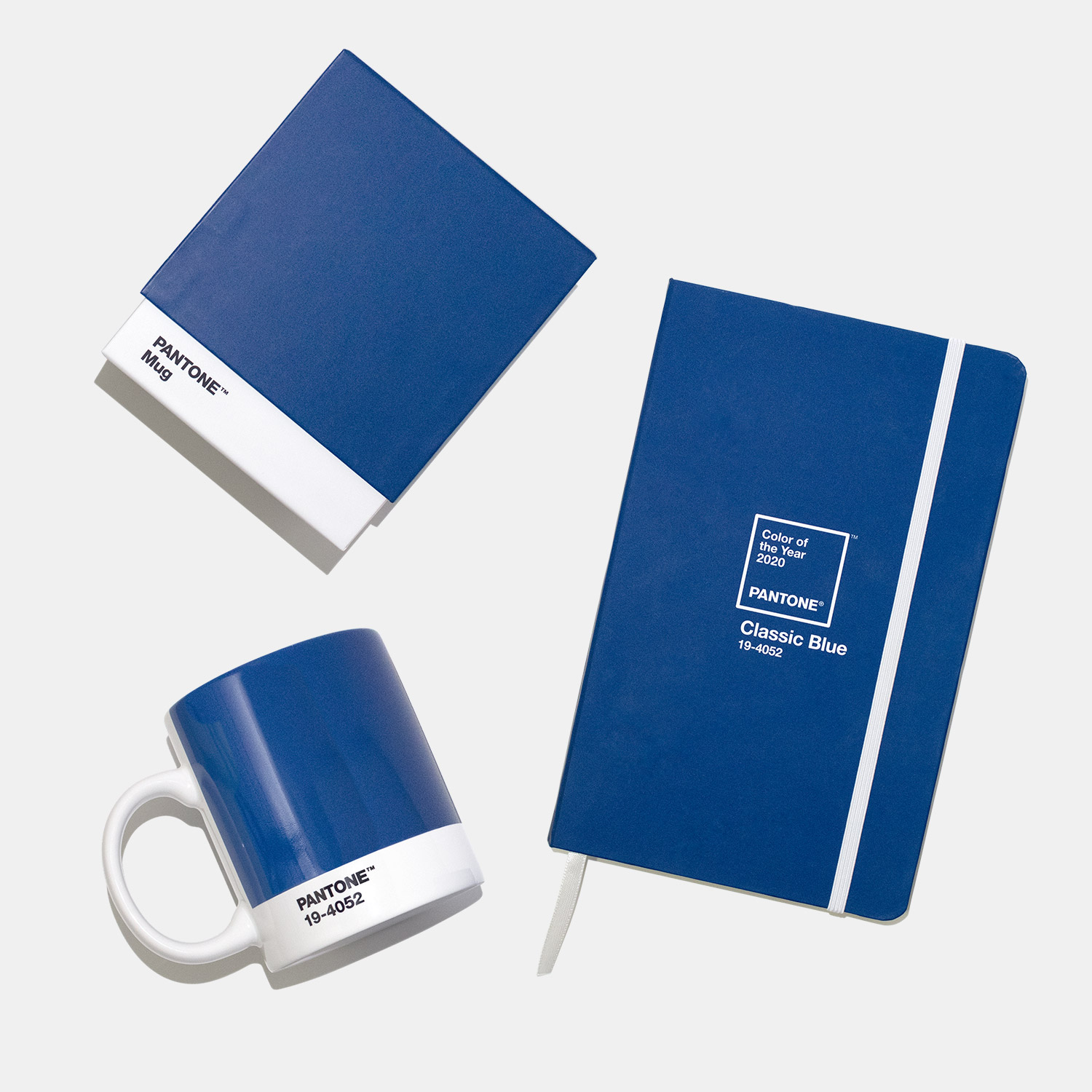 Pantone Limited Edition Set, Pantone Color of the Year 2020 Classic Blue Mug & Journal PANTONE 19-4052 Classic Blue - View 2