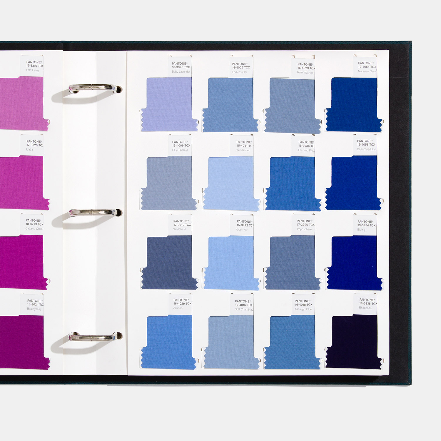 Pantone Fashion, Home + Interiors Cotton Swatch Library Supplement Displays the 315 new Fashion, Home + Interiors (FHI) Colors - View 2