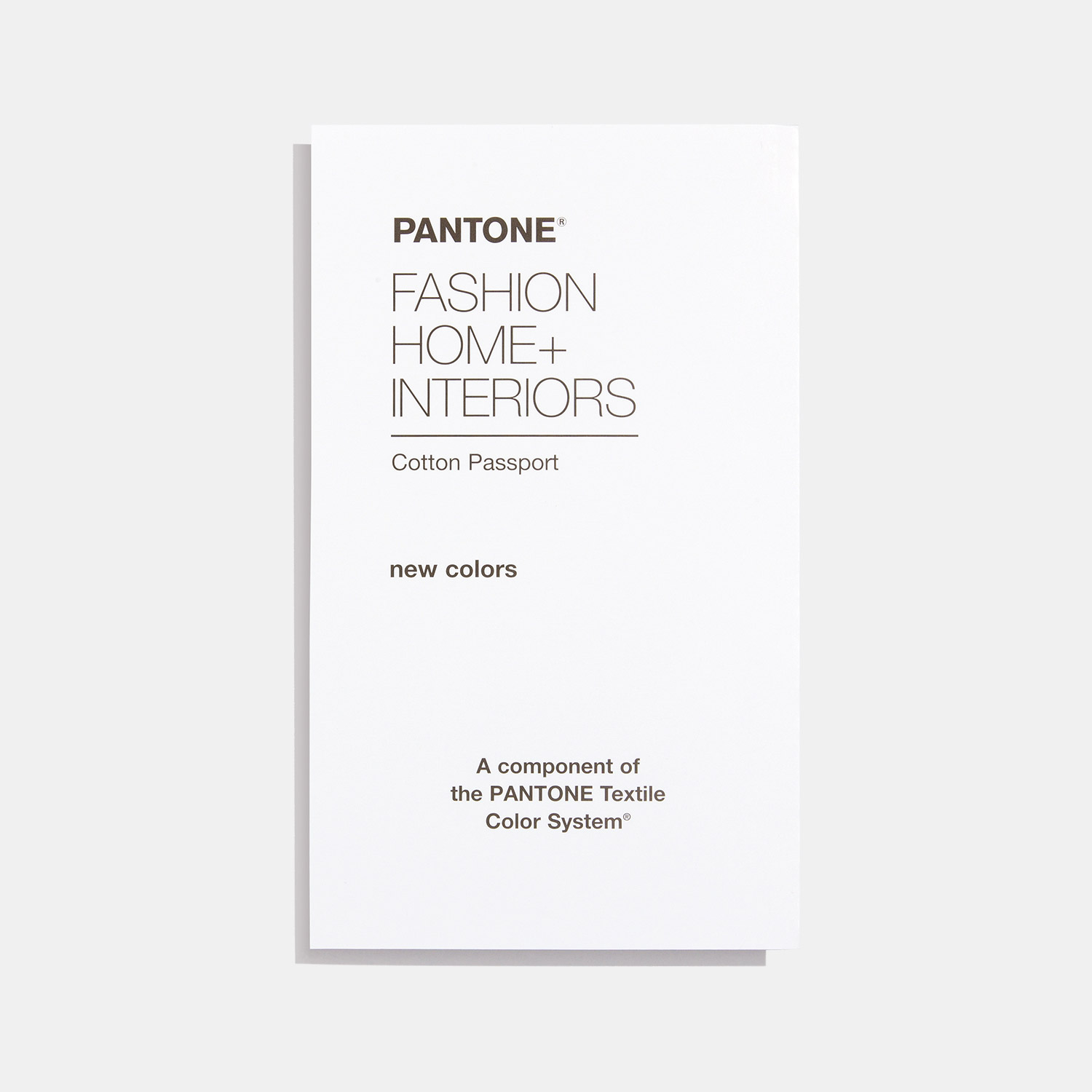 Pantone Fashion, Home + Interiors Cotton Passport Supplement Displays the 315 new Fashion, Home + Interiors (FHI) Colors - View 2