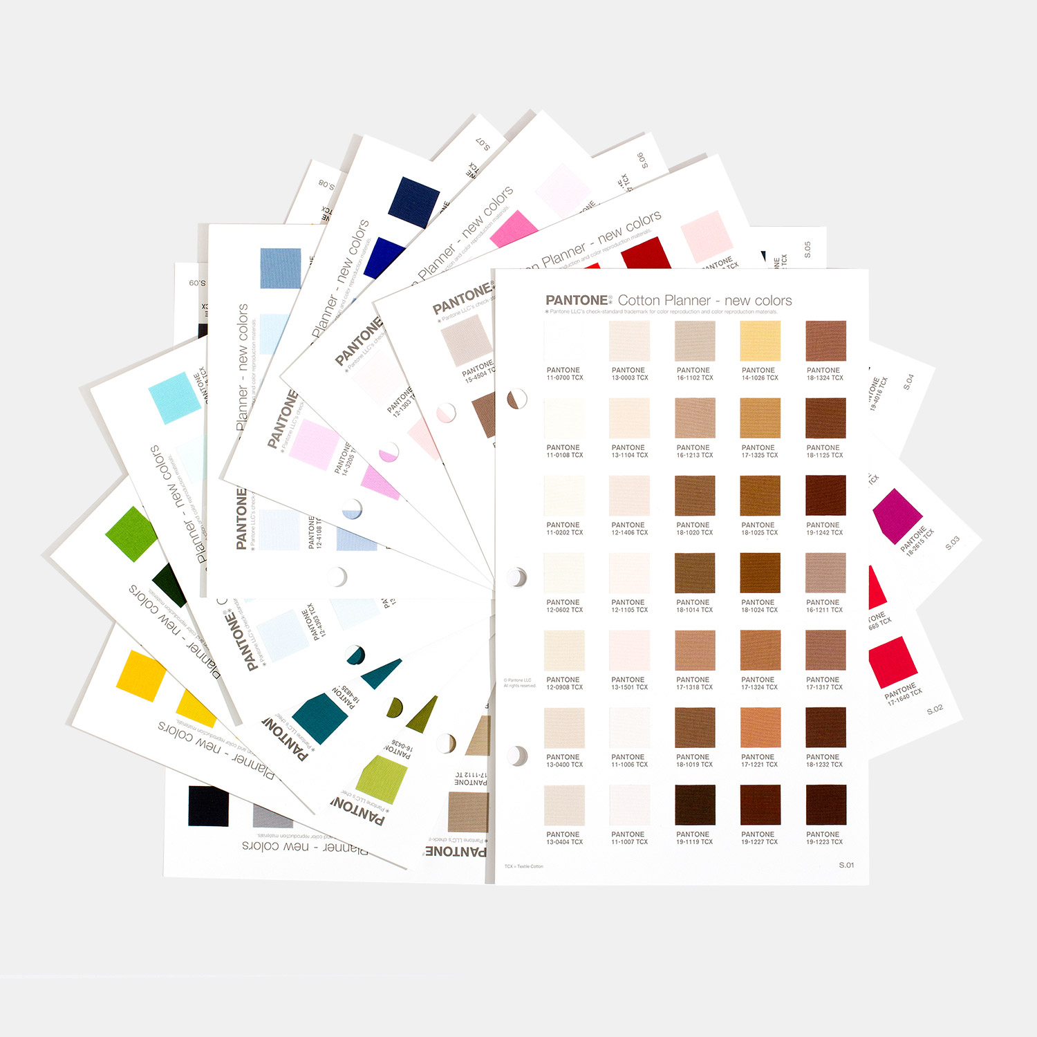 Pantone Fashion, Home + Interiors Cotton Planner Supplement Displays the 315 new Fashion, Home + Interiors (FHI) Colors - View 3
