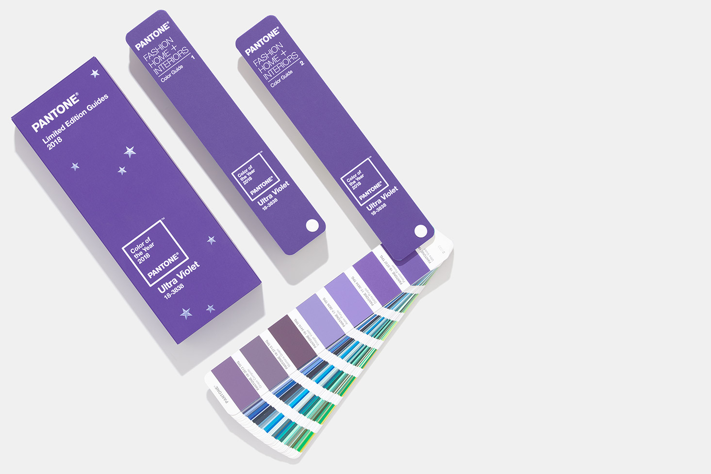 Pantone FHI Color Guide, Limited Edition Pantone Color of the Year 2018 Ultra Violet - View 1
