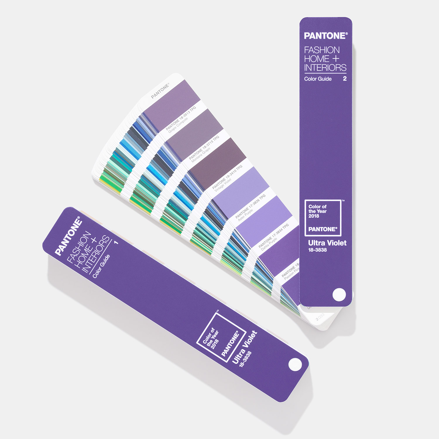 Pantone FHI Color Guide, Limited Edition Pantone Color of the Year 2018 Ultra Violet - View 1