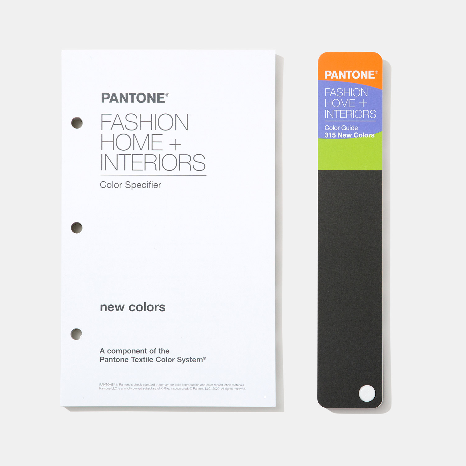 Pantone Fashion, Home + Interiors Color Specifier & Color Guide Supplement Displays the 315 new Fashion, Home + Interiors (FHI) Colors - View 1