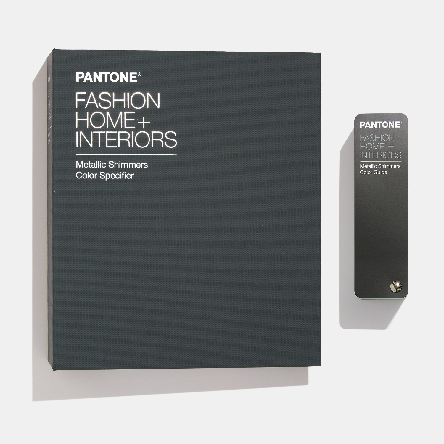 Pantone FHI Metallic Shimmers Color Specifier and Guide Set Bundle two formats for double the versatility - View 1