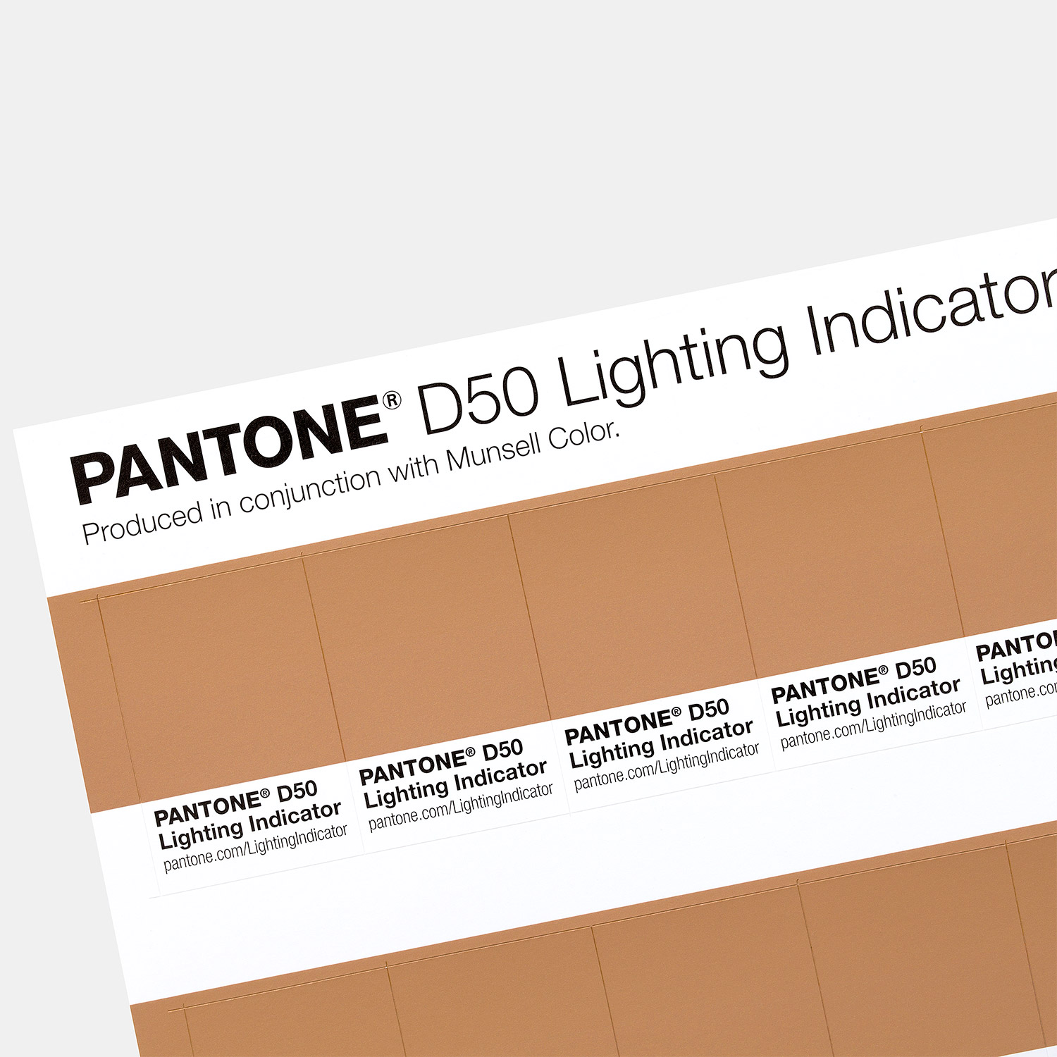 Pantone Lighting Indicator Stickers D50 - View 2