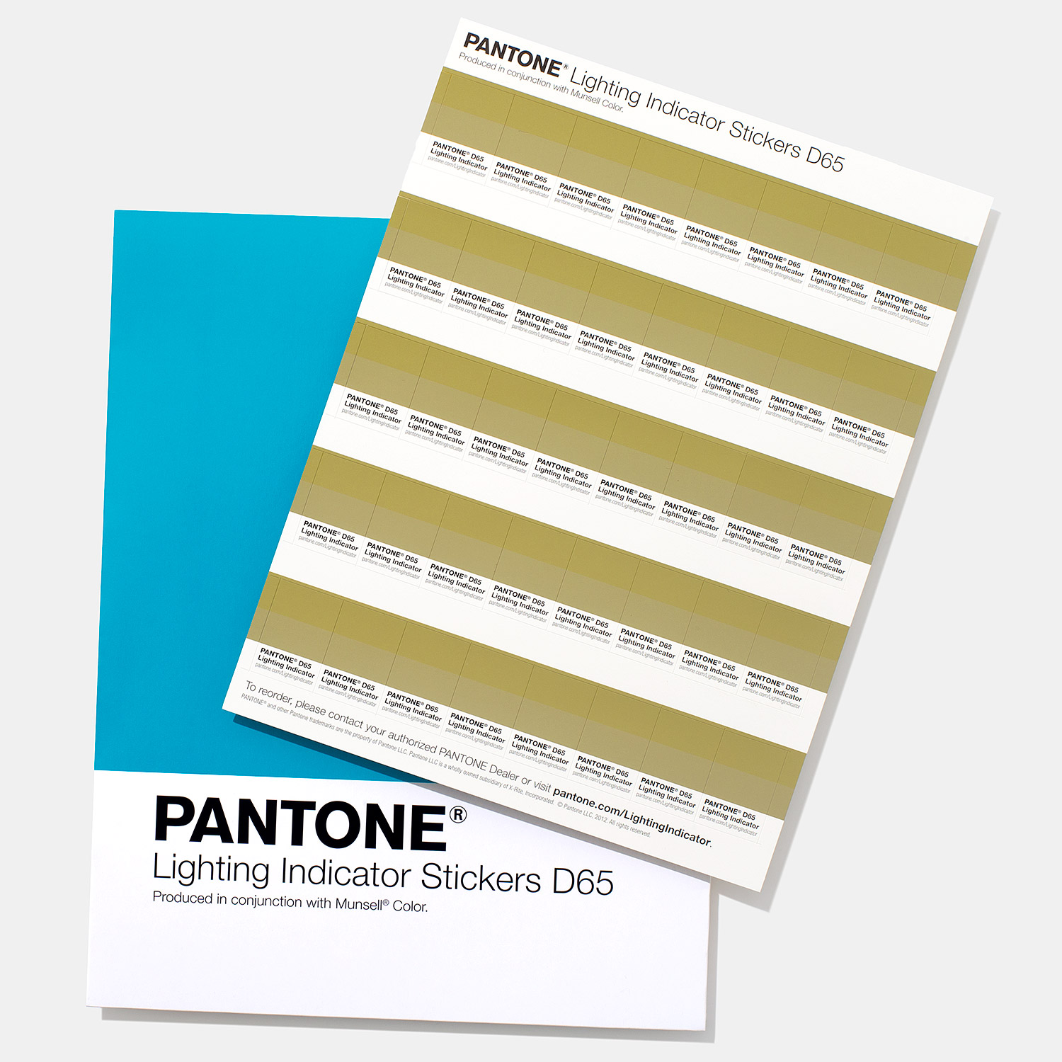 Pantone Lighting Indicator Stickers D65 - View 1