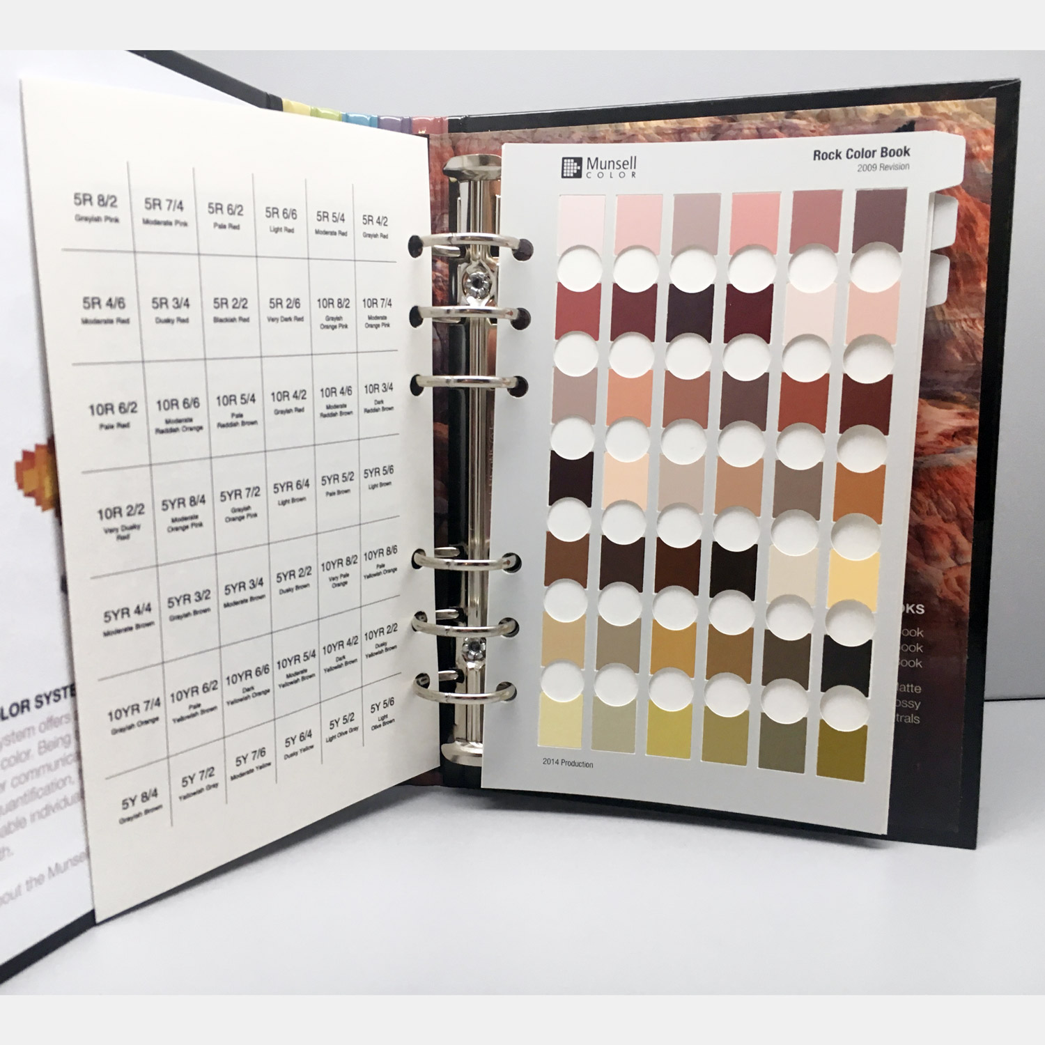 Pantone Munsell Rock Color Chart - View 2