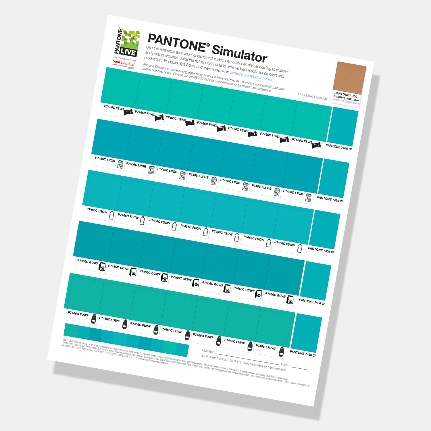 Pantone Simulator Prints Available as Stickers - View 3
