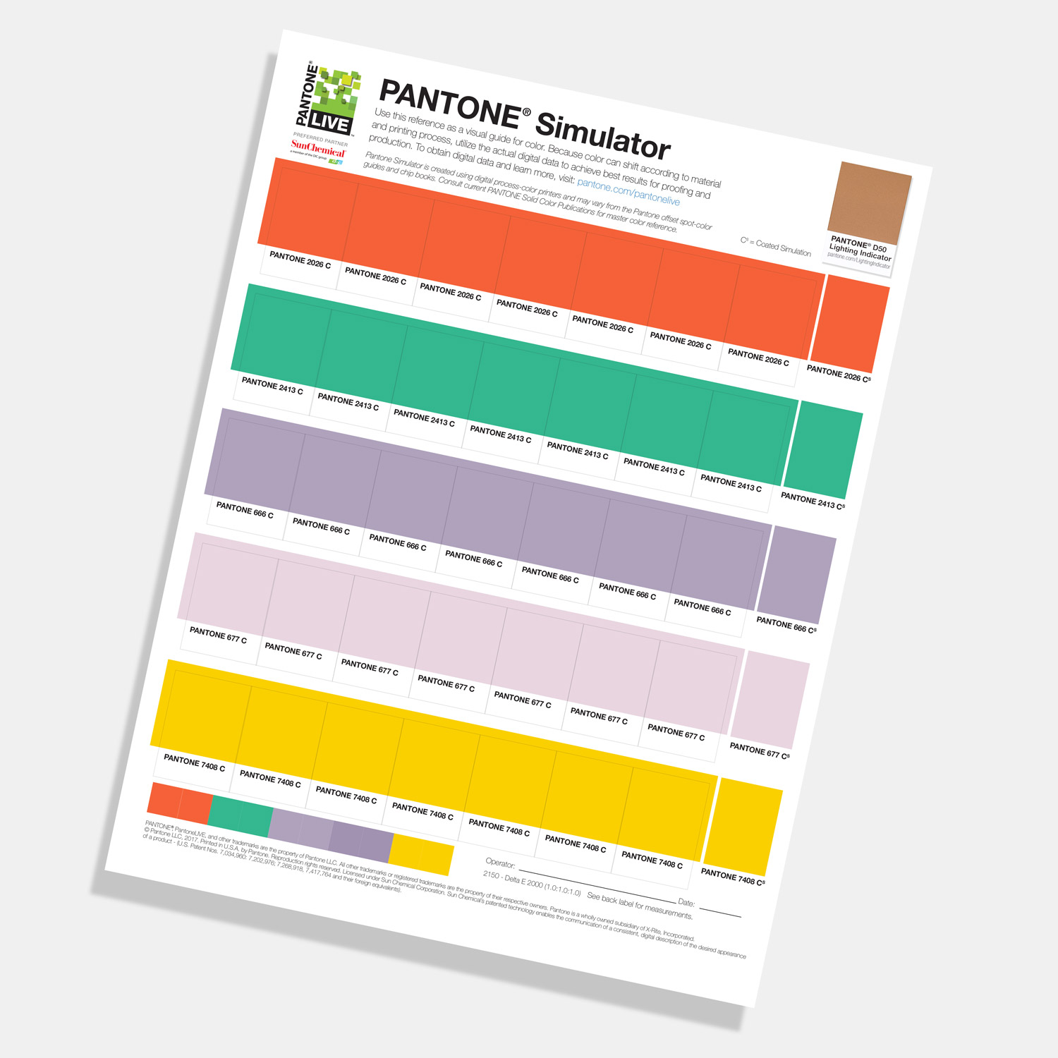Pantone Simulator Prints Available as Stickers - View 2
