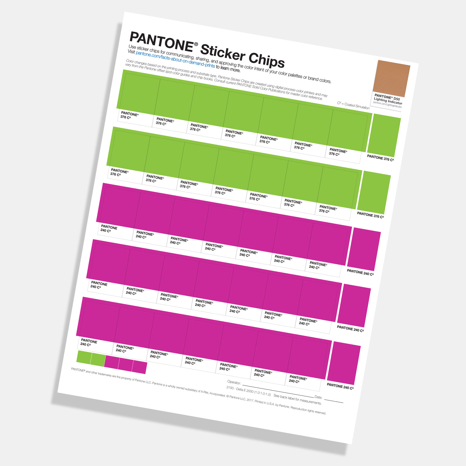Pantone Sticker Chips Customizable, on-demand reference for Pantone Matching System spot colors. - View 4