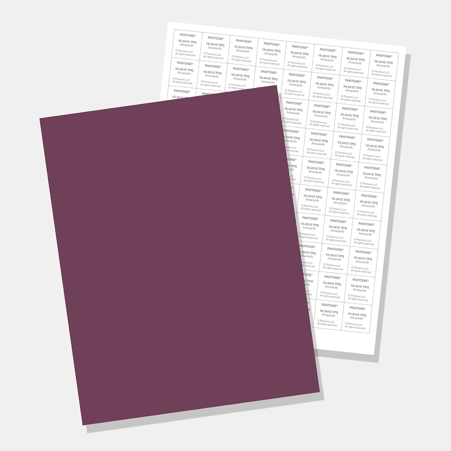 Pantone Large Paper Swatch (TPG Sheets) Large-format color for Fashion, Home + Interiors (FHI) applications - View 2