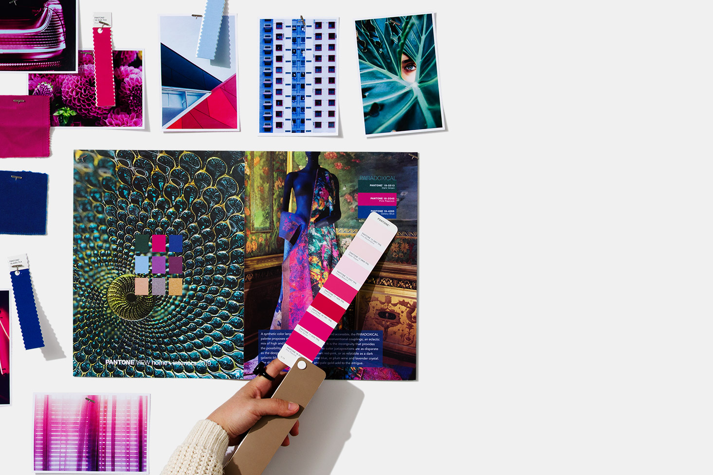 Pantone PANTONEVIEW home + interiors 2019 with Cotton Swatch Standards and FHI Color Guide - View 2