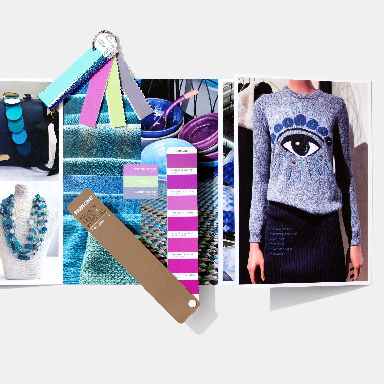 Pantone PANTONEVIEW home + interiors 2019 with Cotton Swatch Standards and FHI Color Guide - View 3