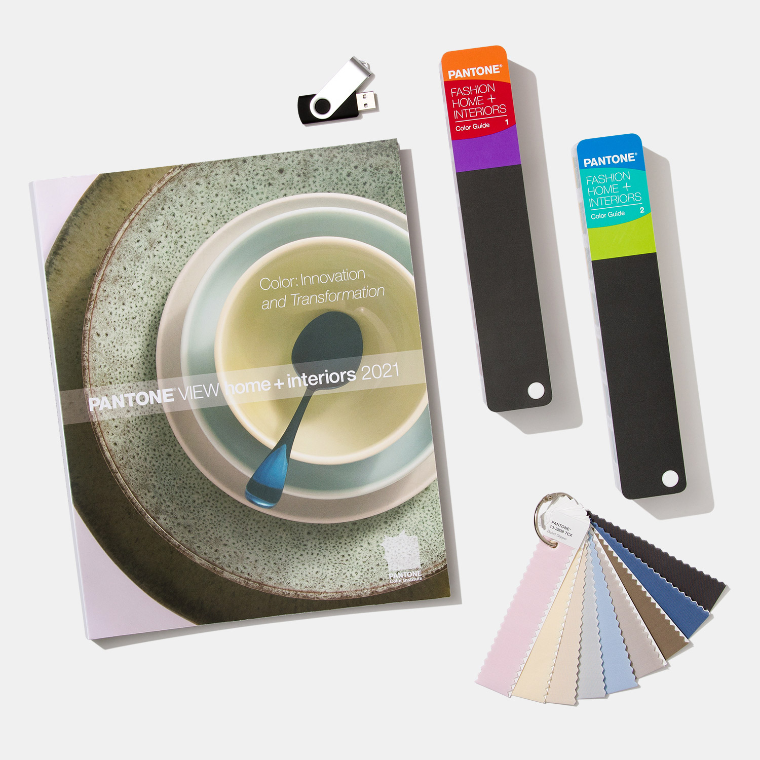 Pantone PANTONEVIEW home + interiors 2021 with Cotton Swatch Standards and FHI Color Guide Color Innovation and Transformation - View 1