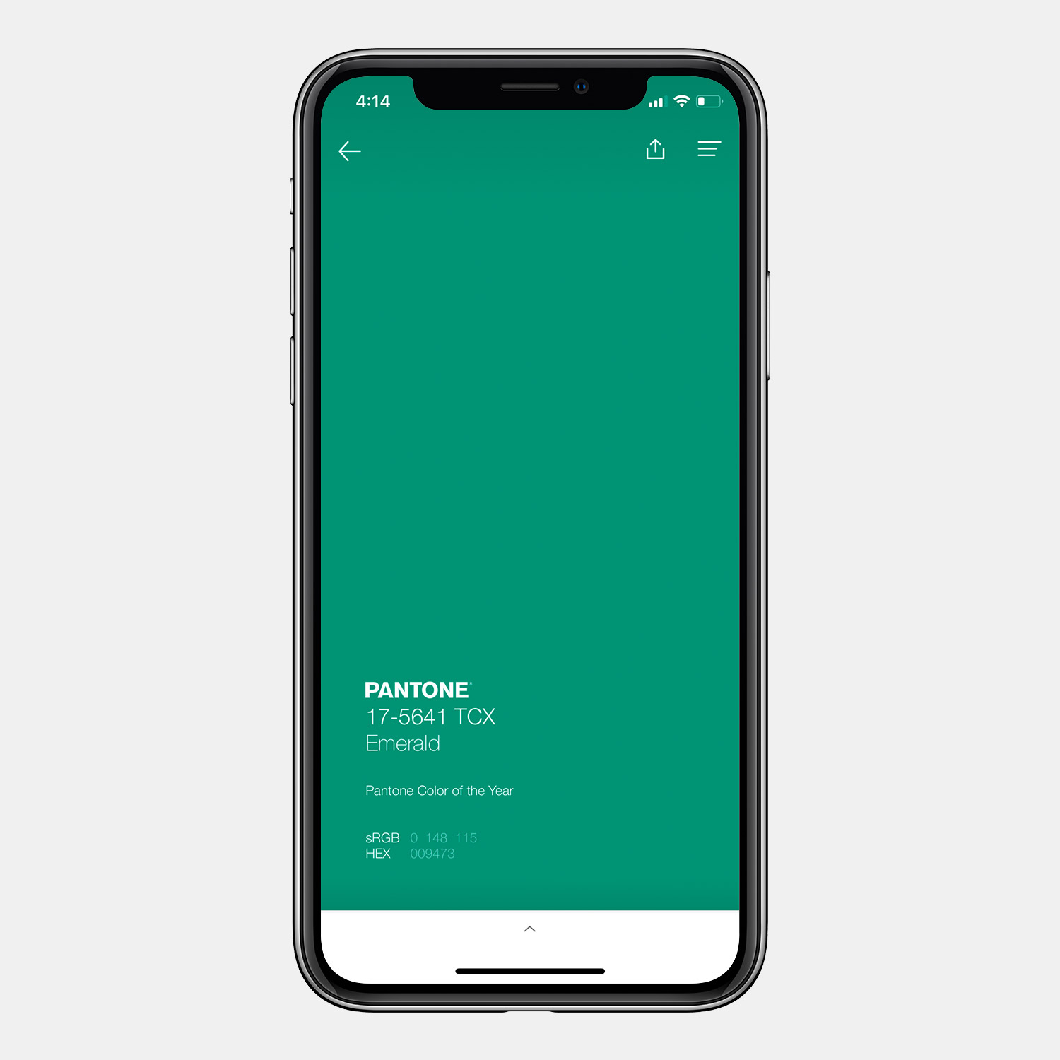 Pantone Studio Mobile color inspiration for iPhone and iPad - View 2